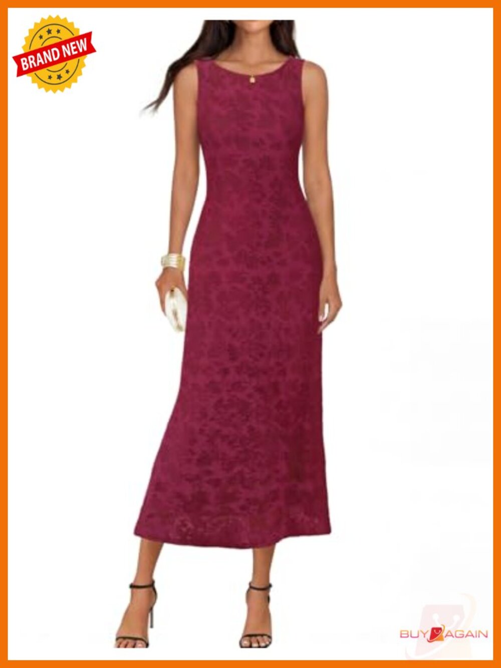 Women's Floral Bodycon Maxi Dress Sleeveless Tie Waist Formal Party